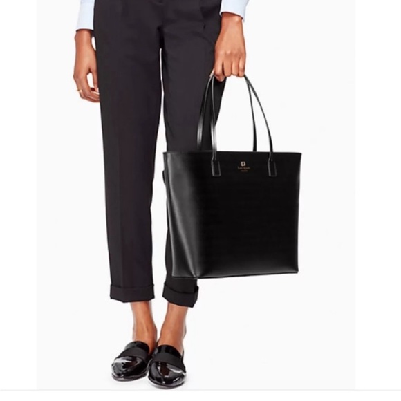 Kate Spade Leather Tori Tote Black - Picture 2 of 7
